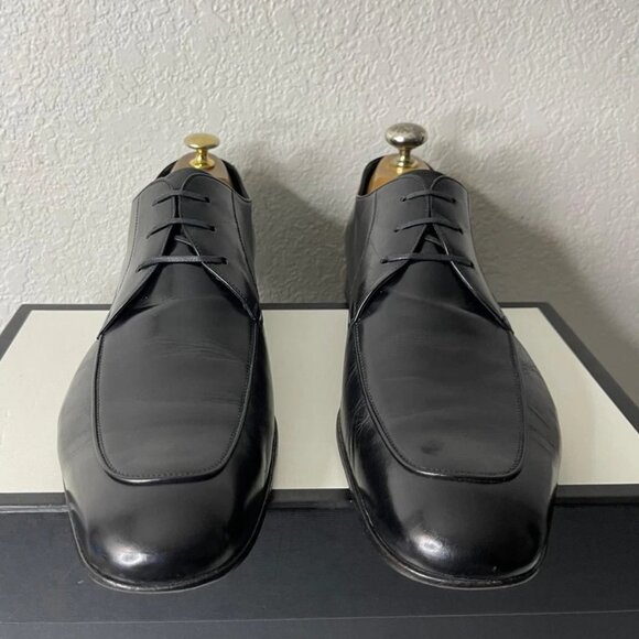 To Boot New York Adam Derrick Black Leather Oxford Dress Shoes Men's Size 13 US - Picture 1 of 12